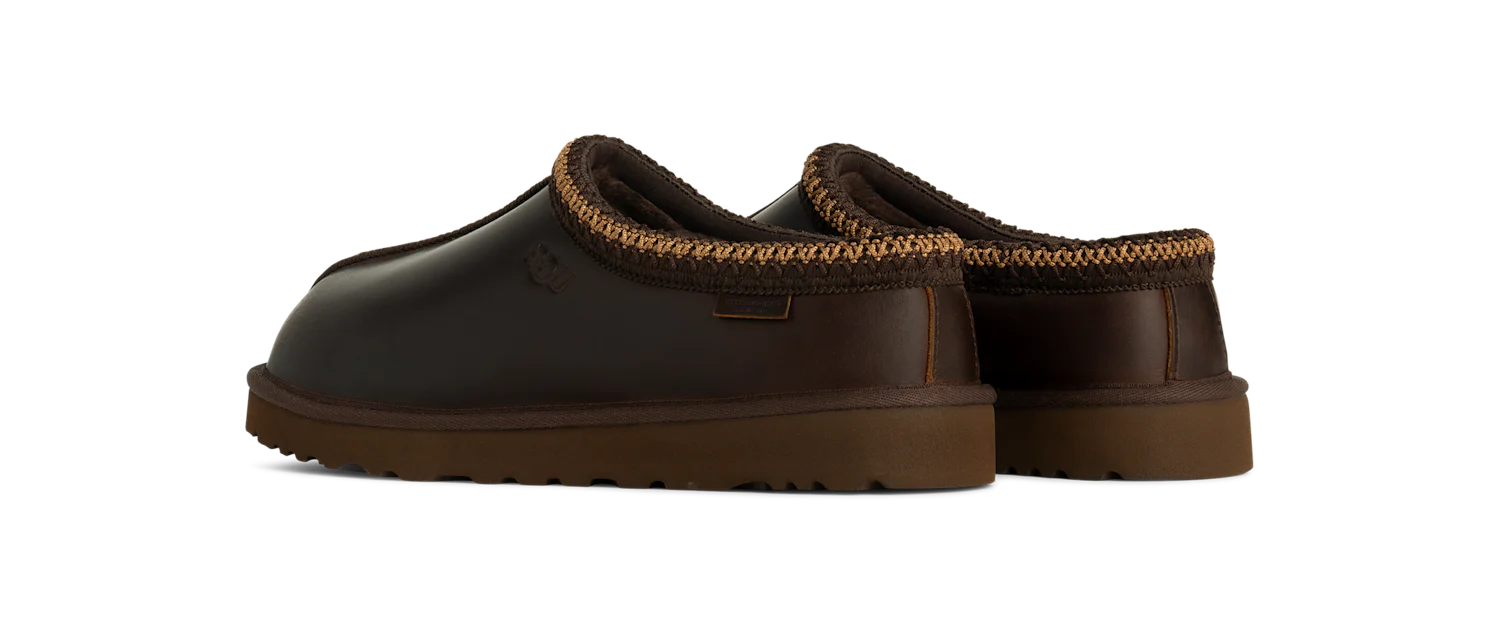 UGG Tasman LTHR Regen Slipper Ironwood, Ironwood (1163890-IWD)