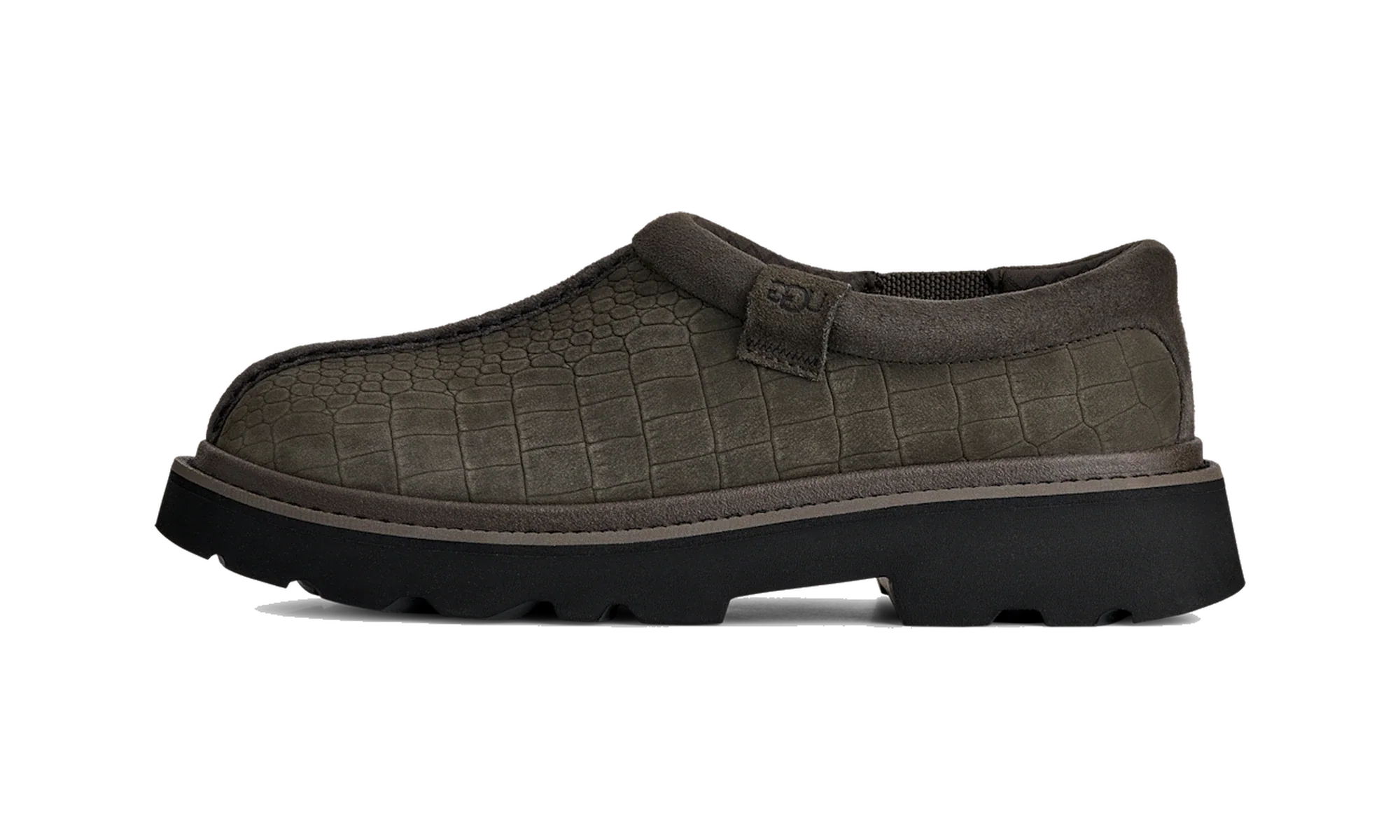 UGG Tasman Lug Embossed Dense Smoke