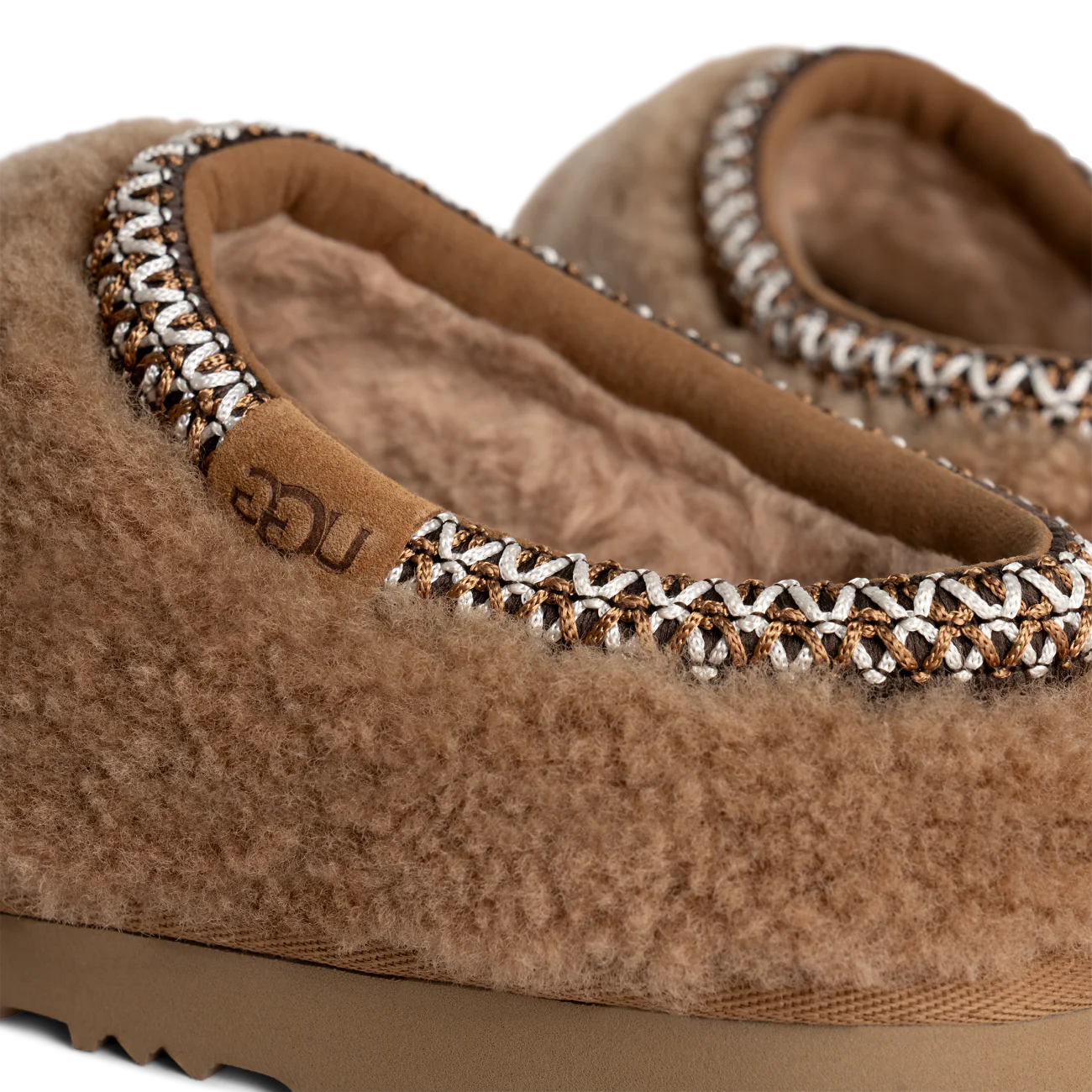 UGG Tasman Maxi Curly Slipper Chestnut, Chestnut (1158356-CHE)