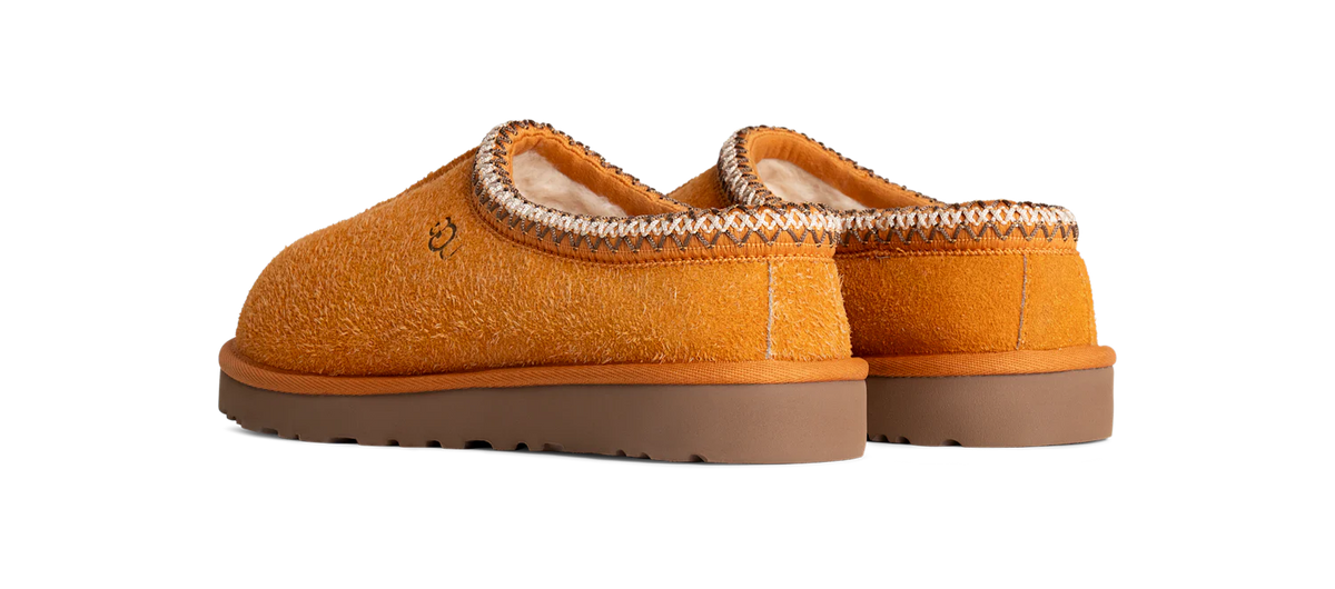 UGG Tasman Shaggy Suede Slipper Dark Apricot