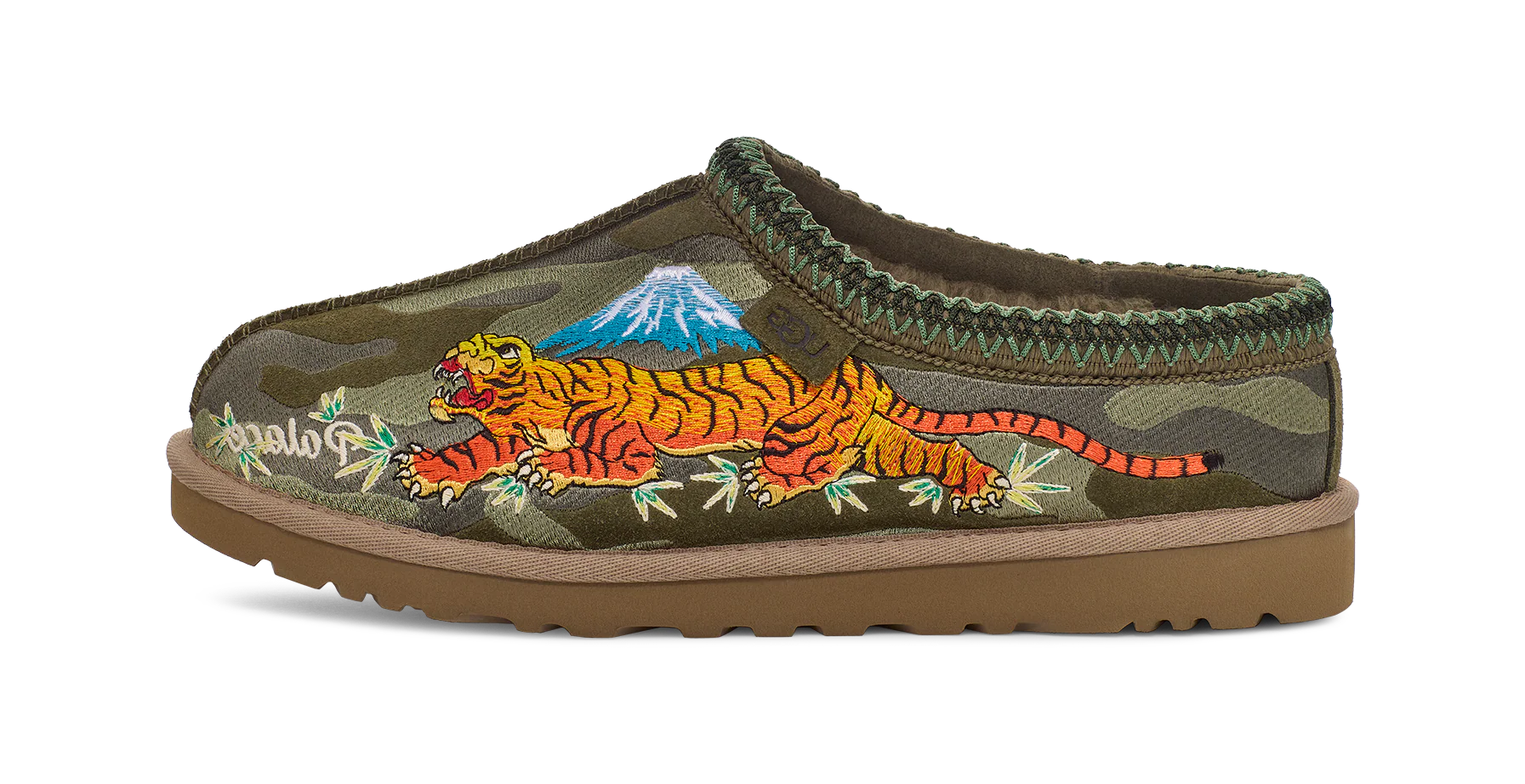 UGG Tasman Slipper Palace Burnt Olive Camo, Burnt Olive (1172070-GRNC)
