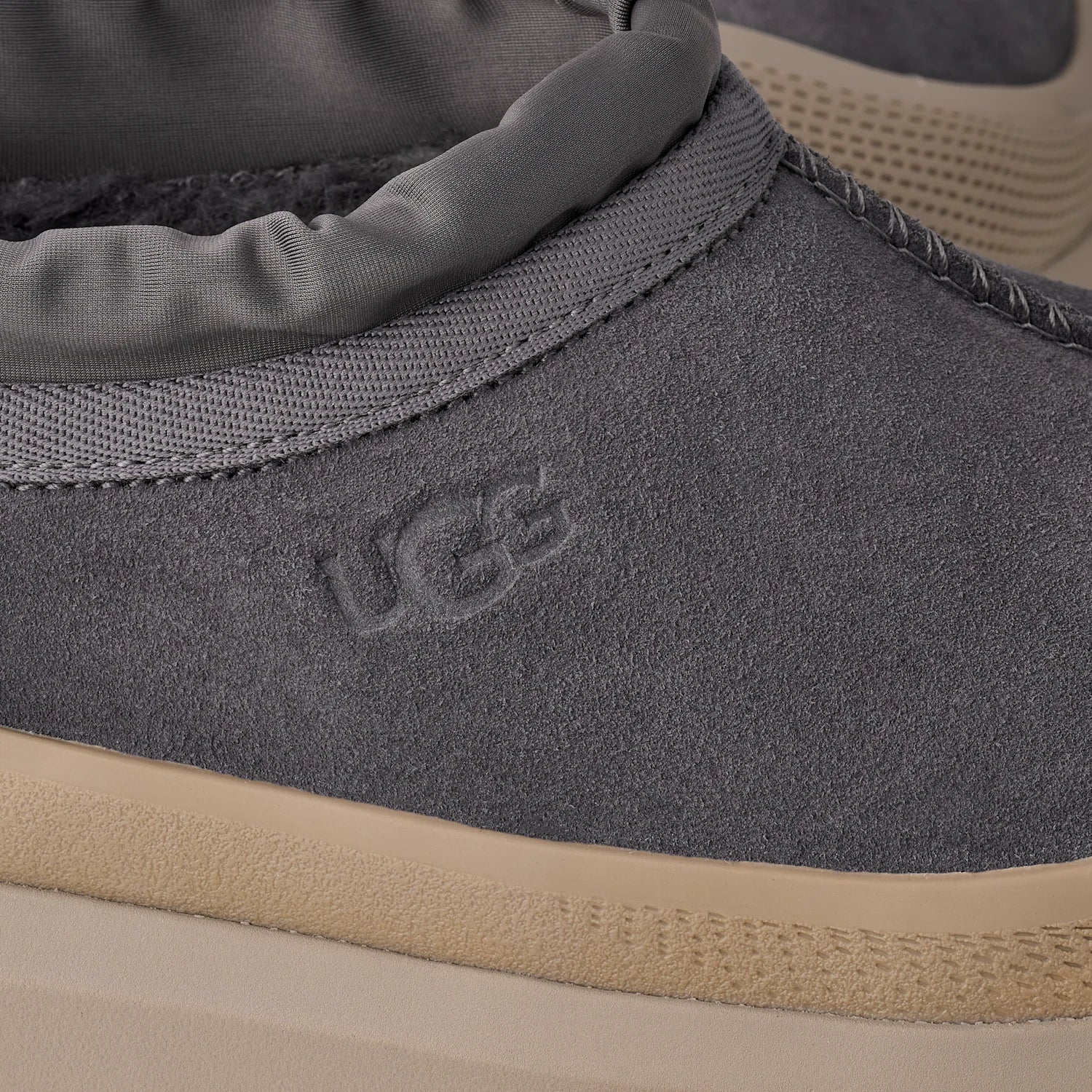 UGG Tasman Weather Hybrid Slipper Obsidian Cobble Grey, Obsidian/Cobble Grey (1144096-OBB)