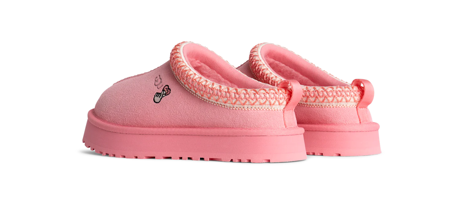 UGG Tazz Love '25 Slipper Tropical Pink (Kids), Tropical Pink (1172391K-TPCL)