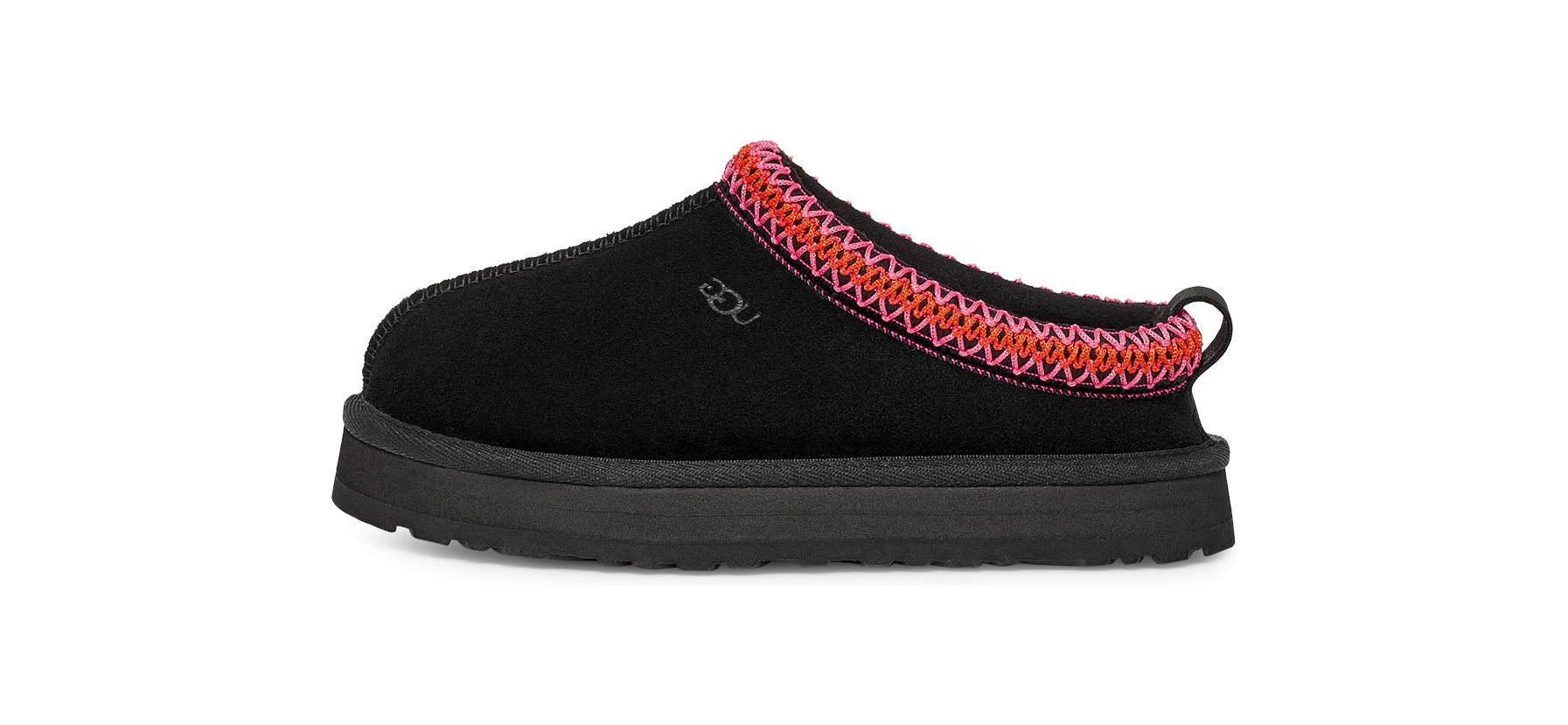 UGG Tazz Slipper Black Multi (Kids), Black/Multi (1143776K-BKML)
