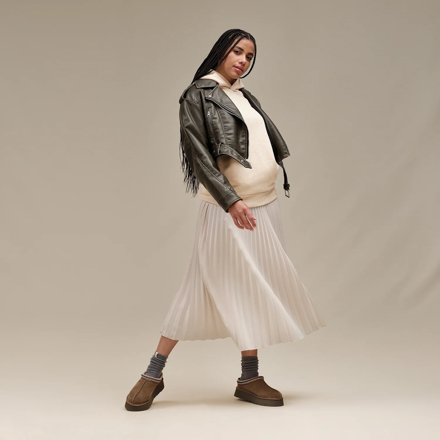 UGG Tazz Slipper Hickory, Hickory (1122553-HCK)