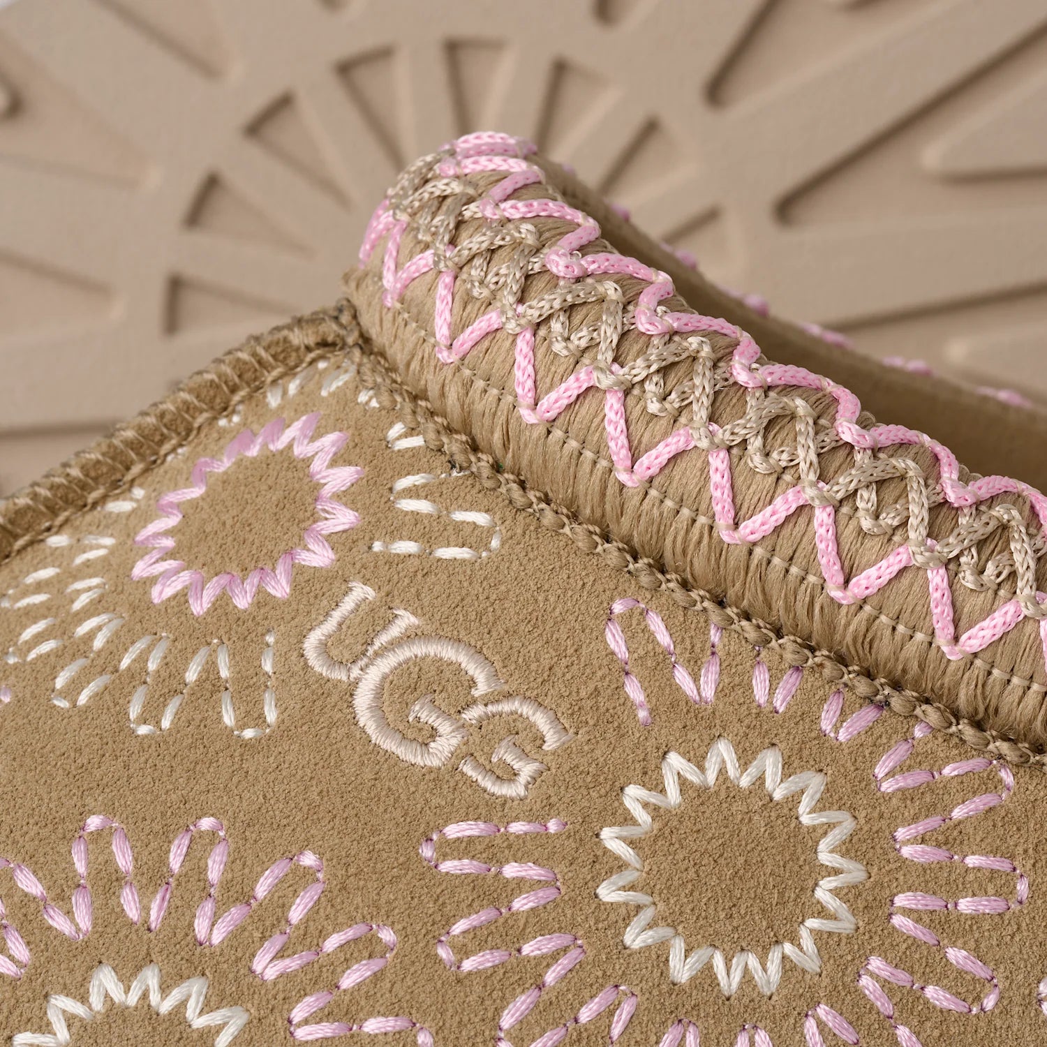 UGG Tazz Sun Stitch Slipper Mustard Seed