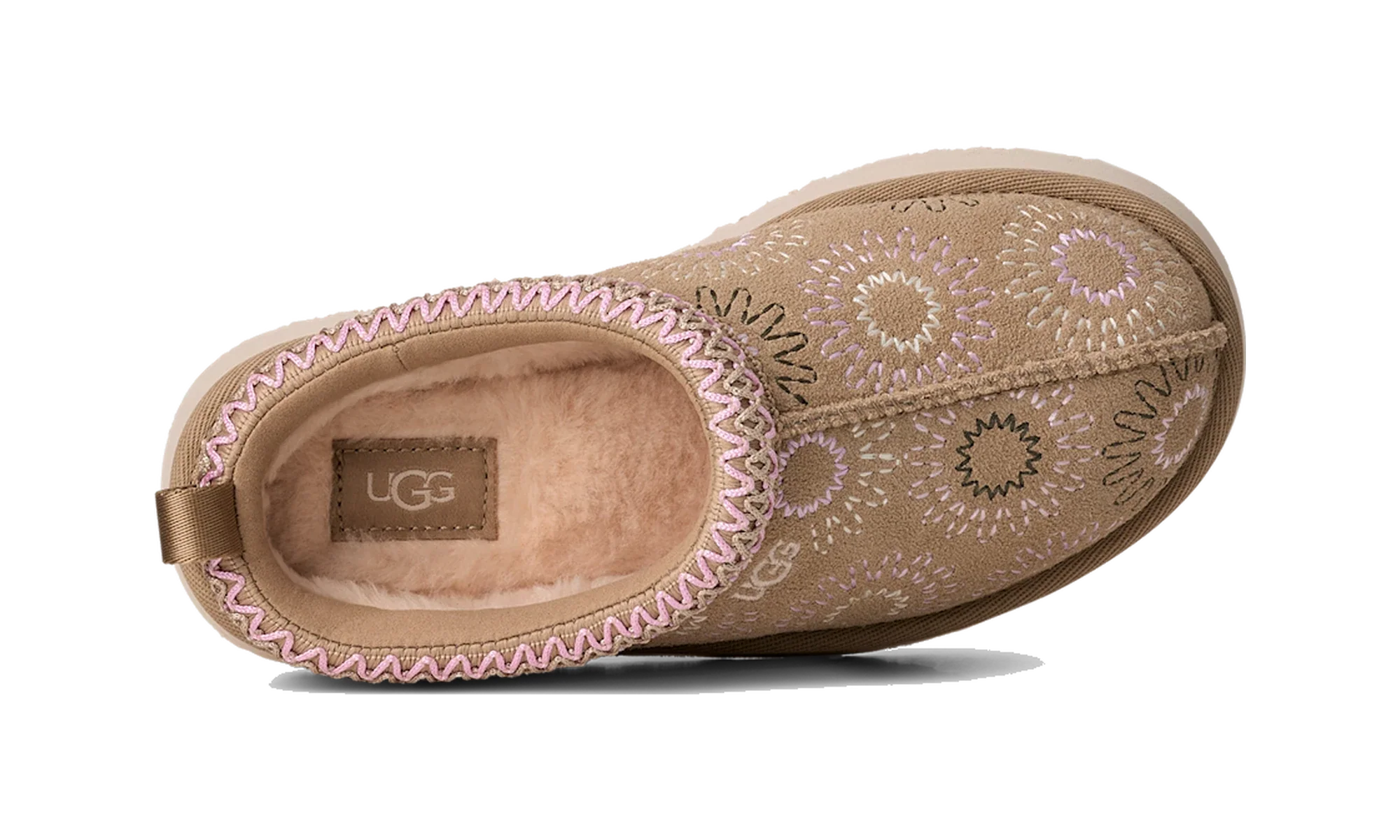 UGG Tazz Sun Stitch Slipper Mustard Seed (Kids)