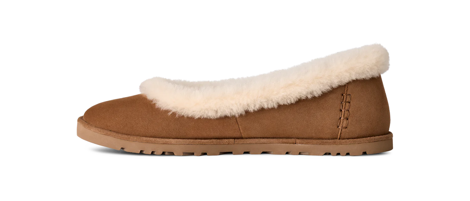 UGG Zora Ballet Flat Chestnut, Chestnut (1178111-CHE)