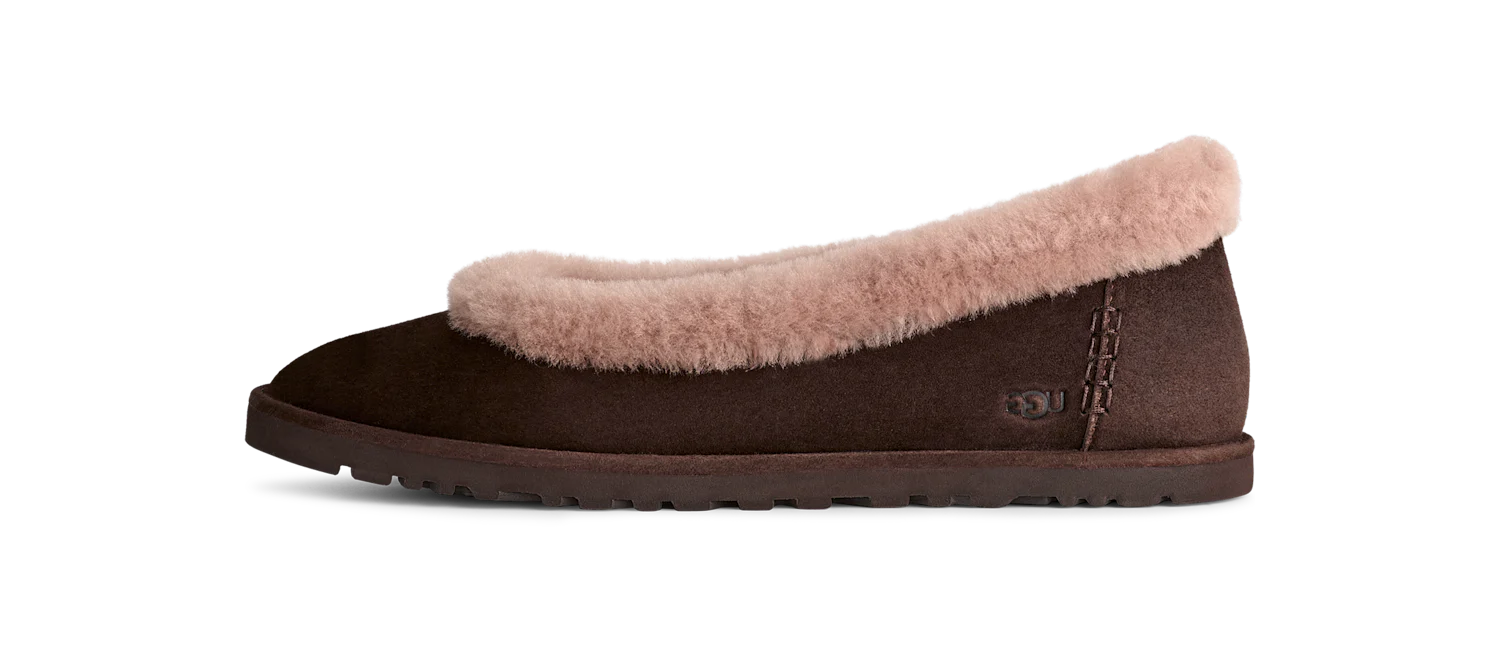 UGG Zora Ballet Flat Dusted Cocoa, Dusted Cocoa (1178111-DDC)