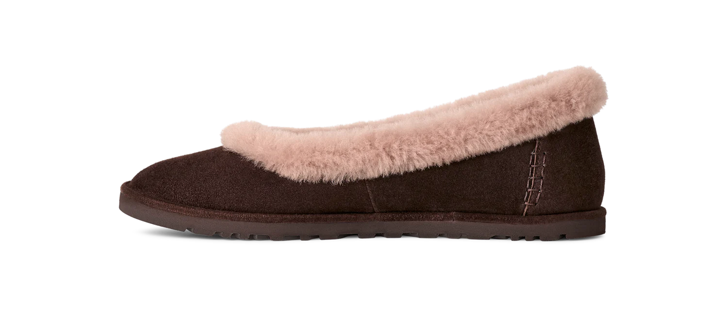 UGG Zora Ballet Flat Dusted Cocoa, Dusted Cocoa (1178111-DDC)