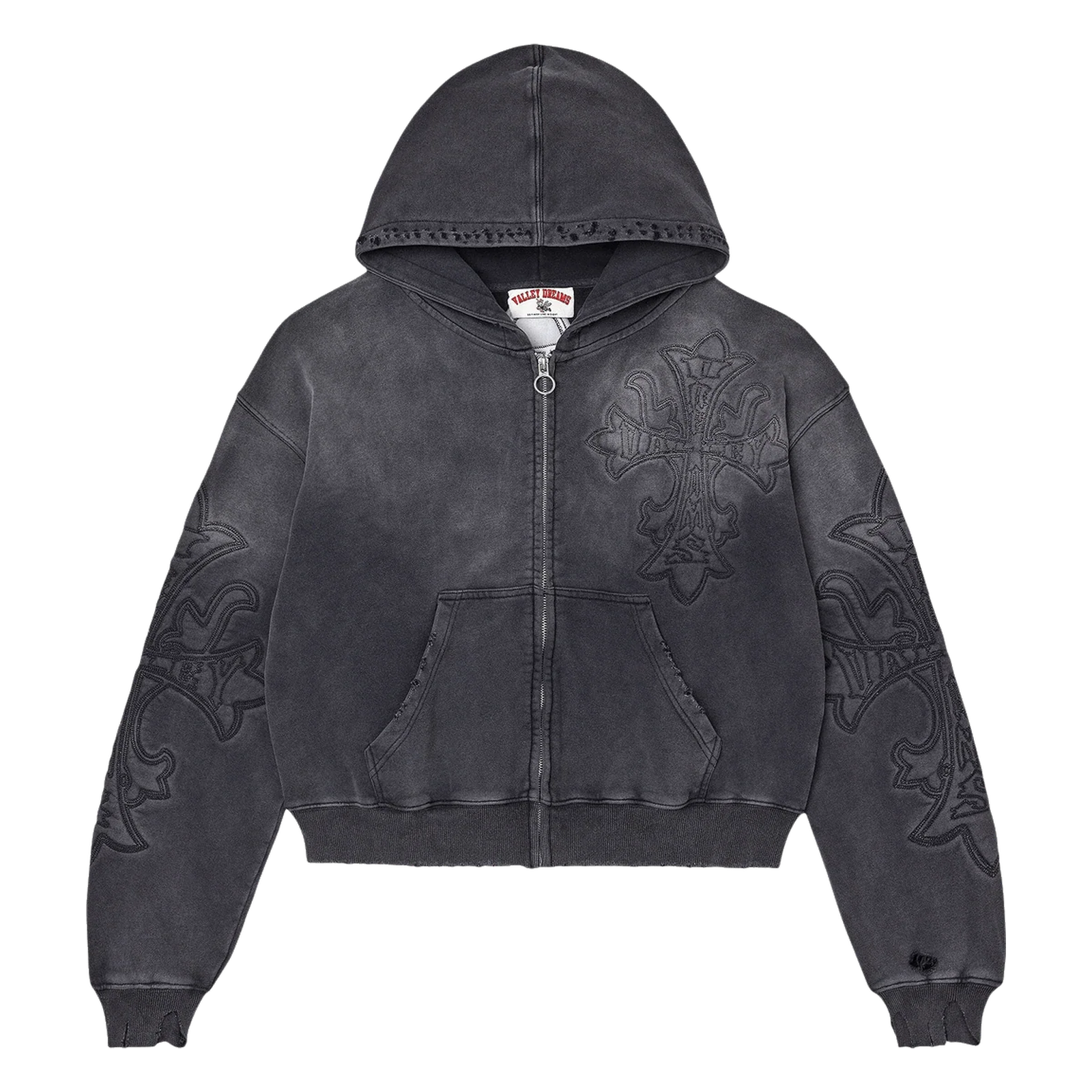 Vale Forever Carver Zip Up Hoodie Black
