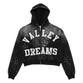 Vale Forever Classico Zip Up Hoodie Black