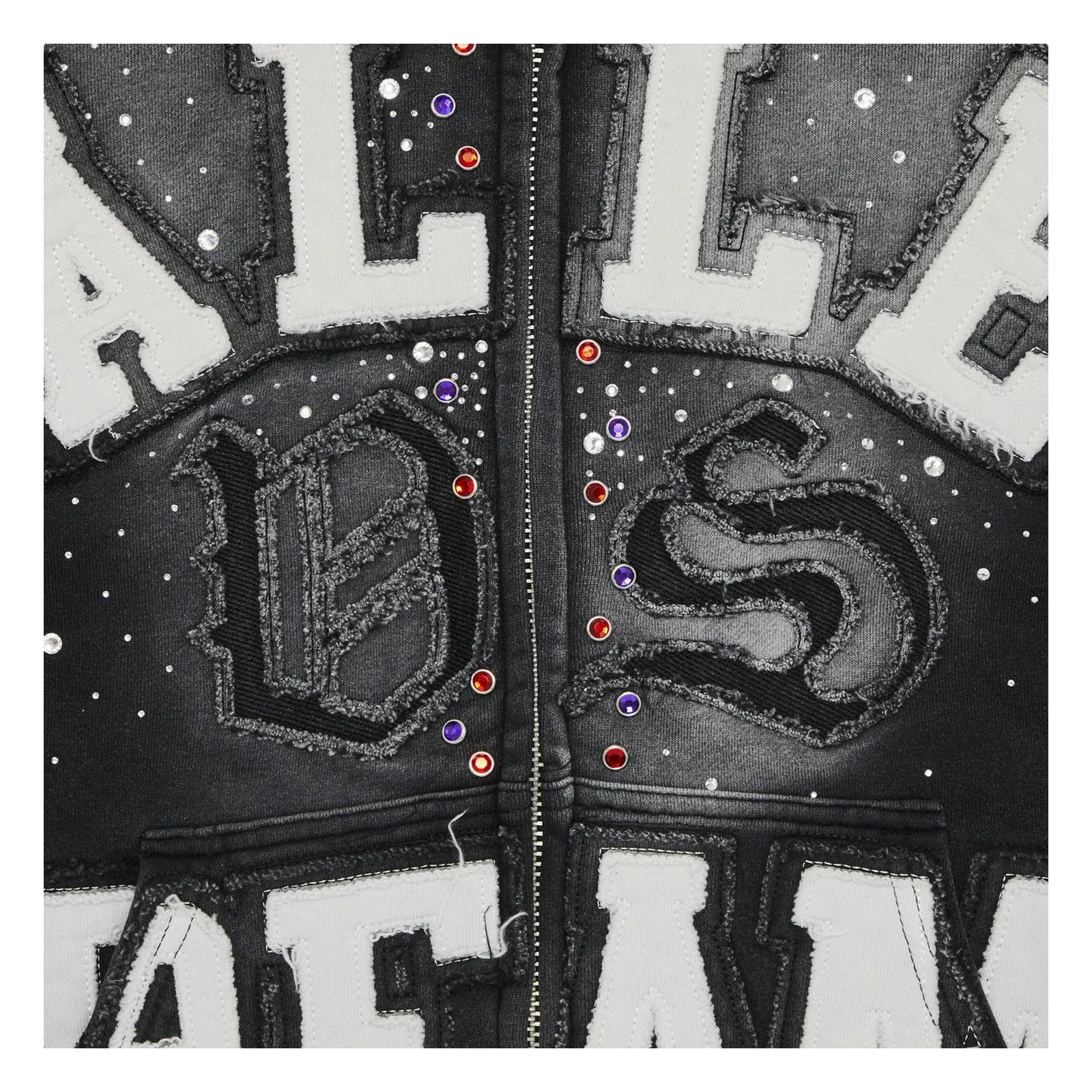 Vale Forever Classico Zip Up Hoodie Black