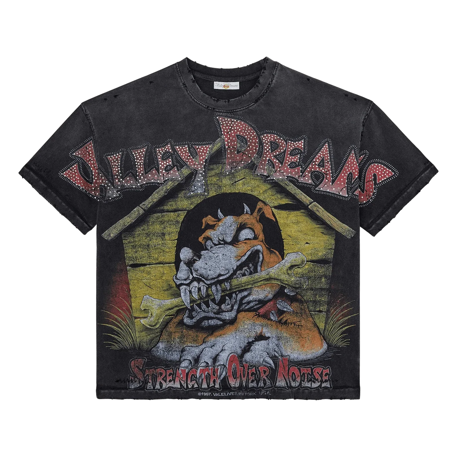 Vale Forever Doghouse Bling T-Shirt Black