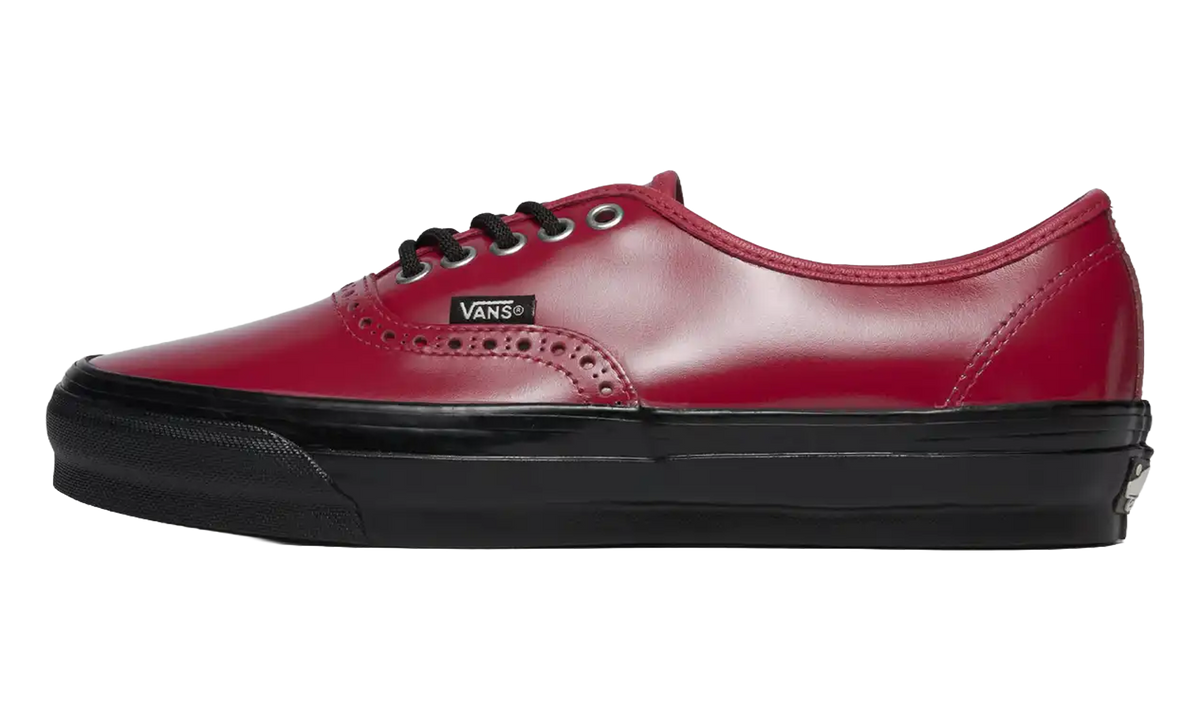Vans OTW Authentic 44 Siped Vibram Gloss Leather Brogue Bordeaux