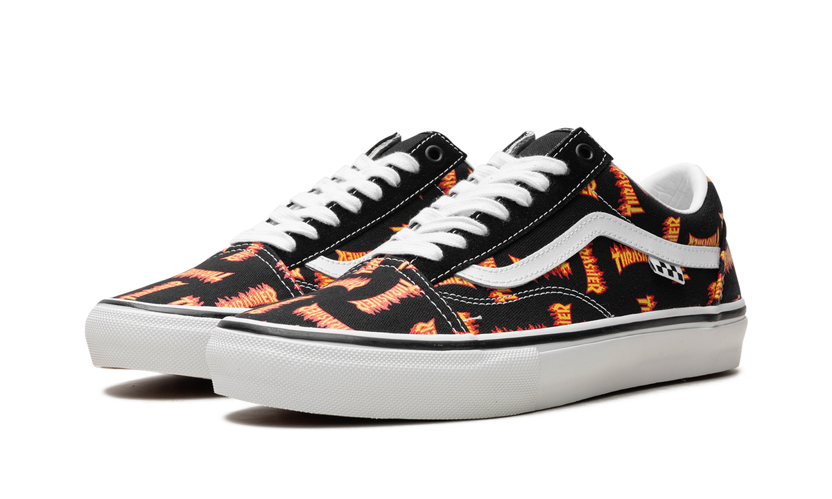 Vans Old Skool Thrasher All Over Flame Logo