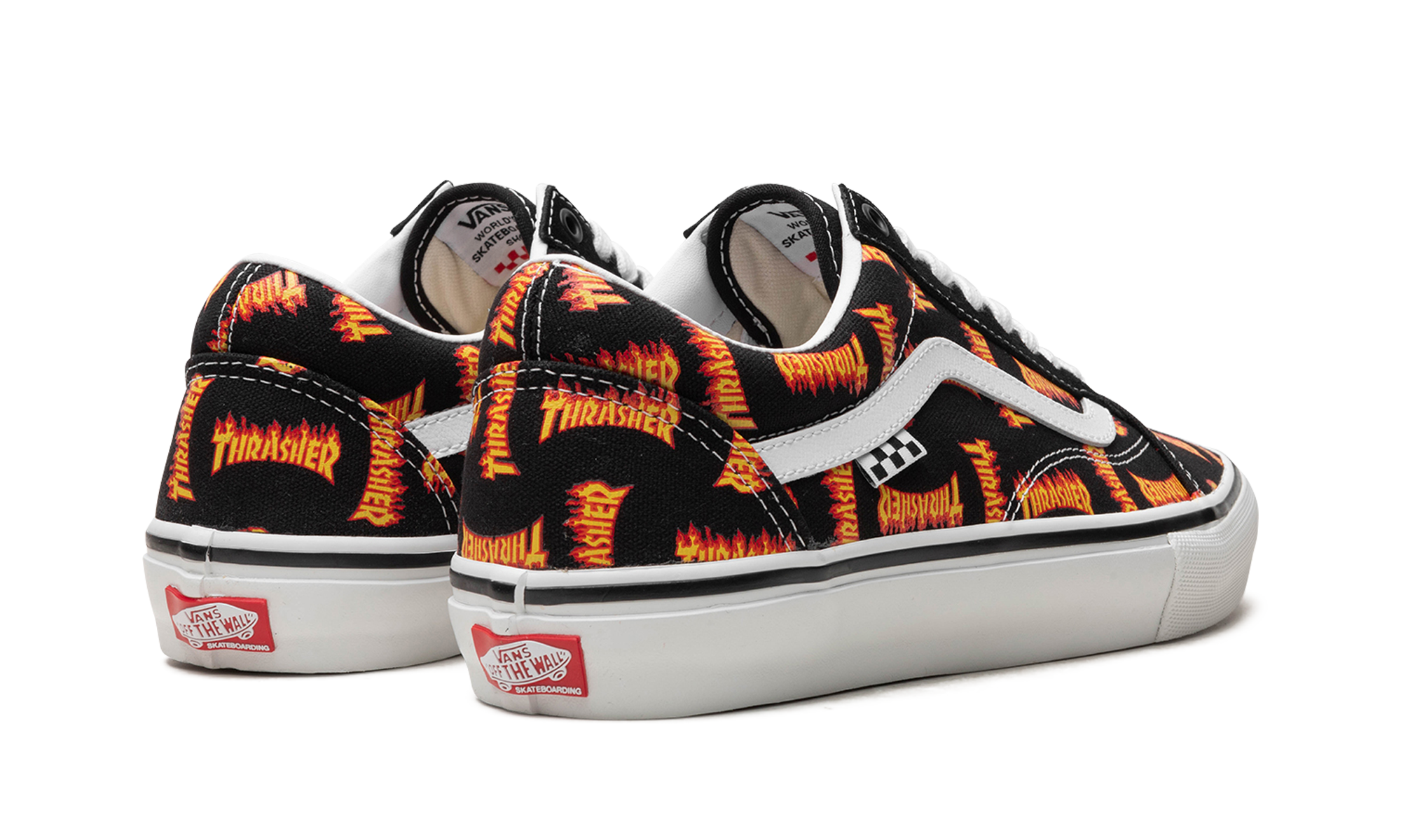 Vans Old Skool Thrasher All Over Flame Logo