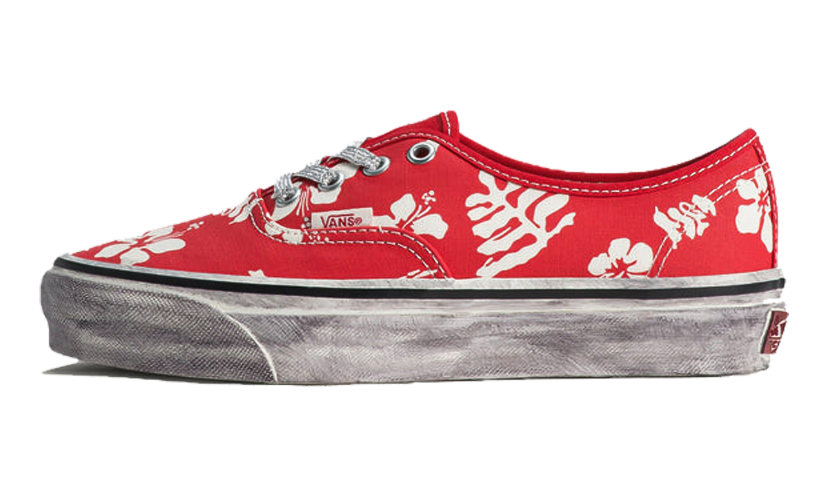 Vans Premium Authentic Archive Aloha Red White