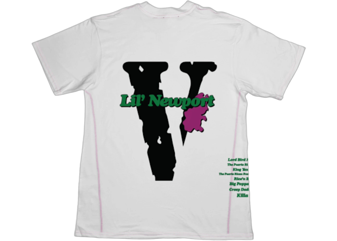 Vlone Yams Day Lil Newport T-shirt White