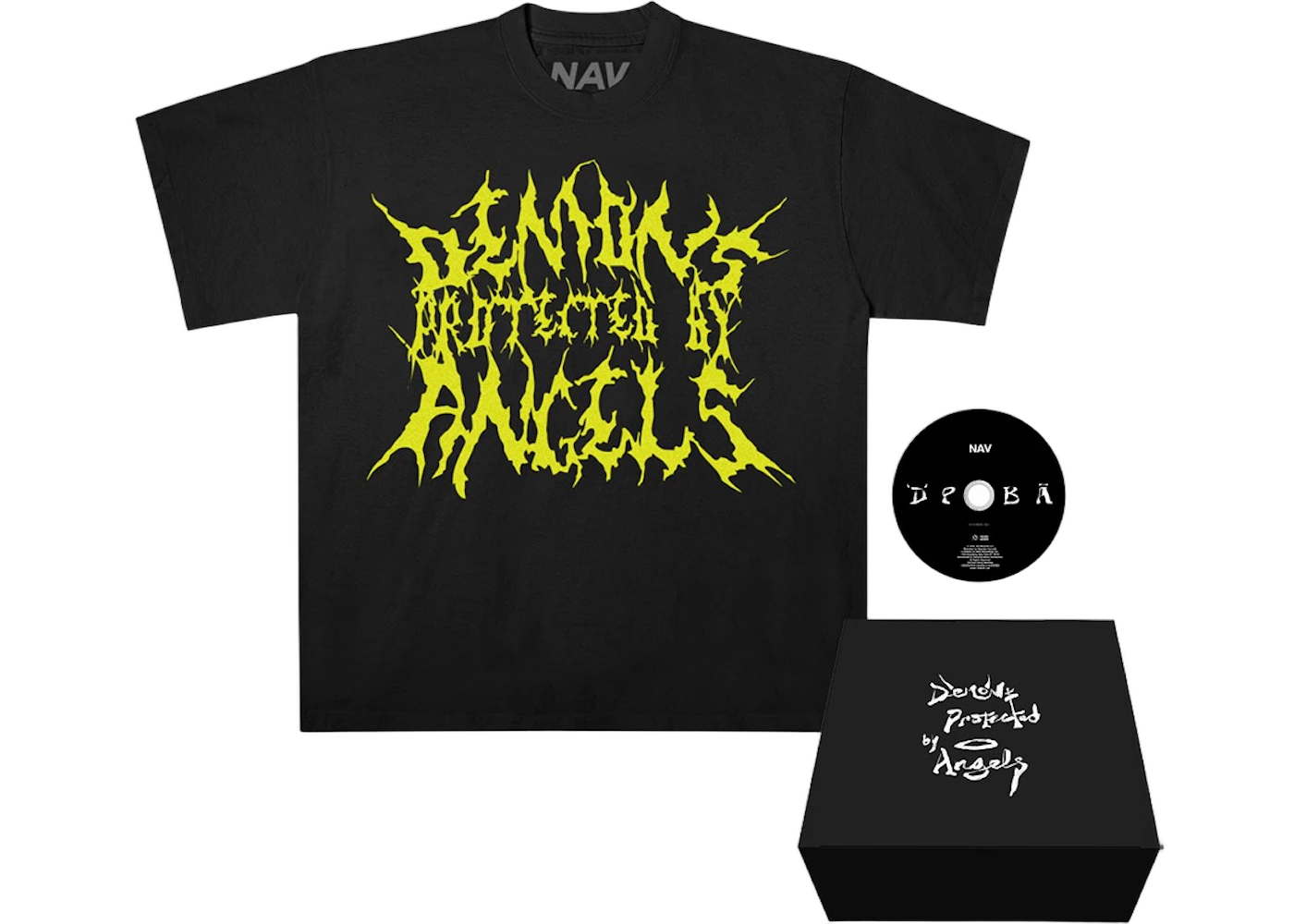 Vlone x Nav DPBA Box Set 002 Jagged T-shirt Black
