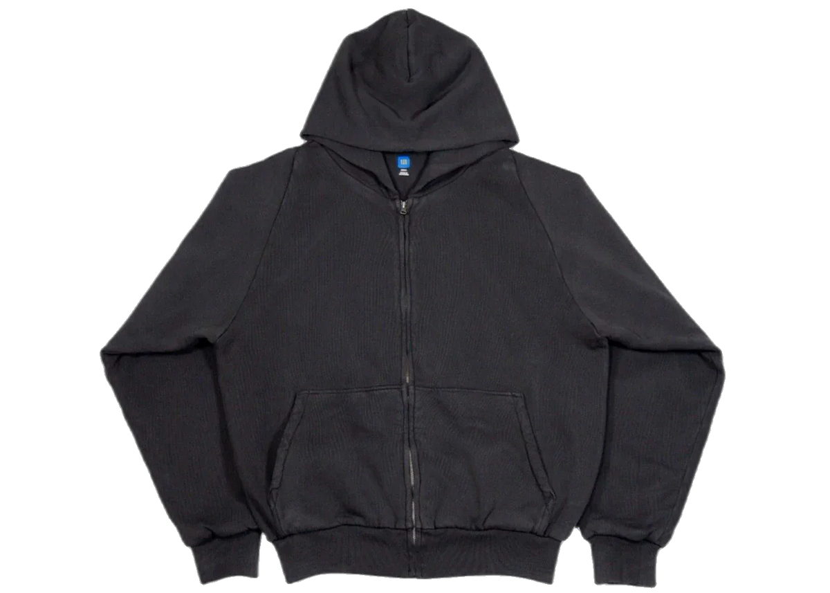 Yeezy x Gap Unreleased Zip Sweatshirt Hoodie Black