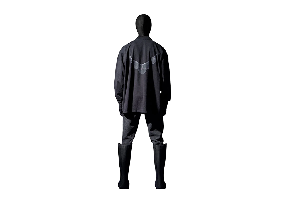 Yeezy Gap Dove Longsleeve Tee Black, Black (719611 TMVQ1 1000)
