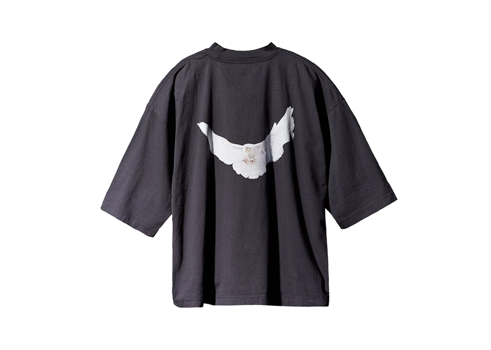 Yeezy Gap Engineered by Balenciaga Dove 3/4 Sleeve T-Shirt Black