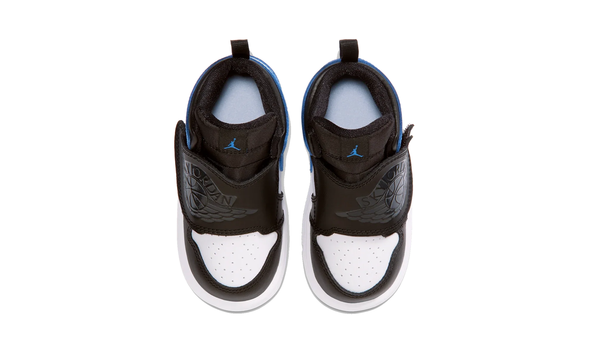 Sky Air Jordan 1 Baby and Toddler Shoe White/Black/Sport Blue