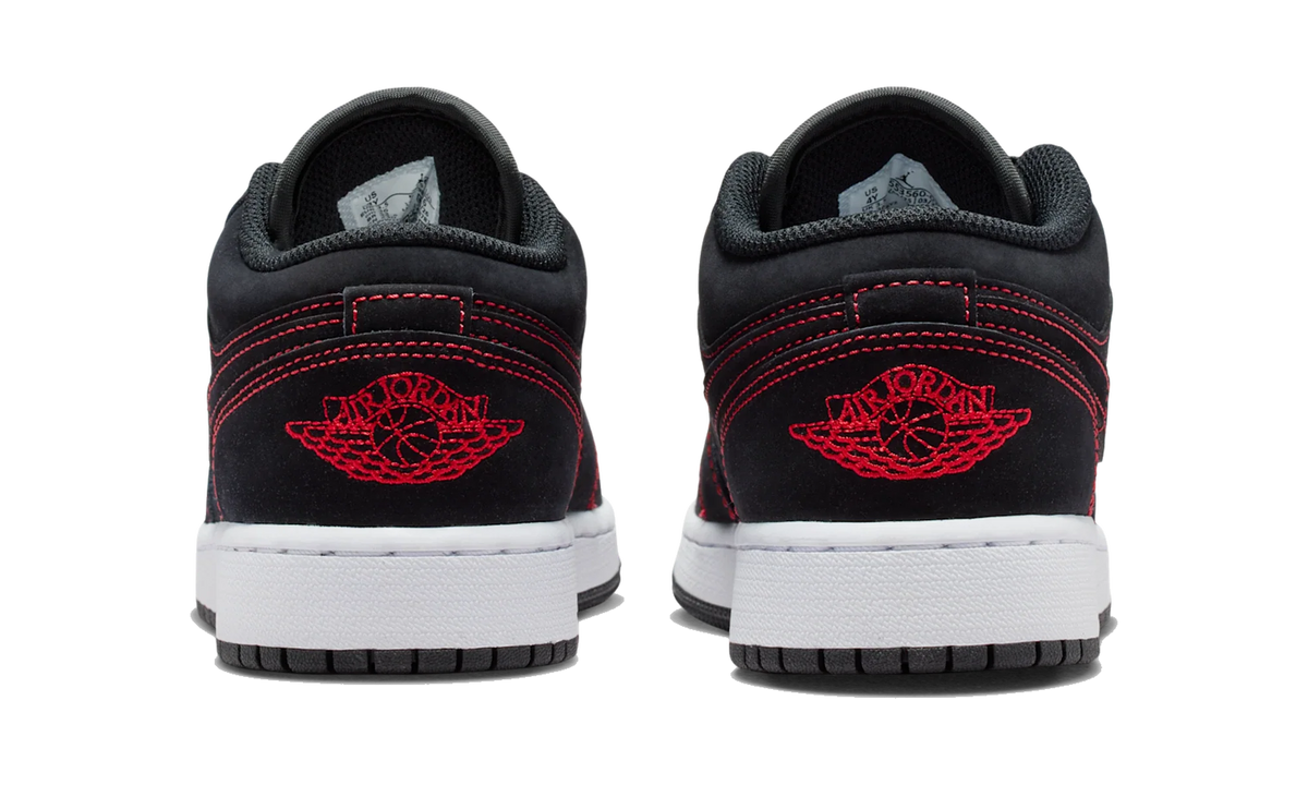 Air Jordan 1 Low Black/White/University Red