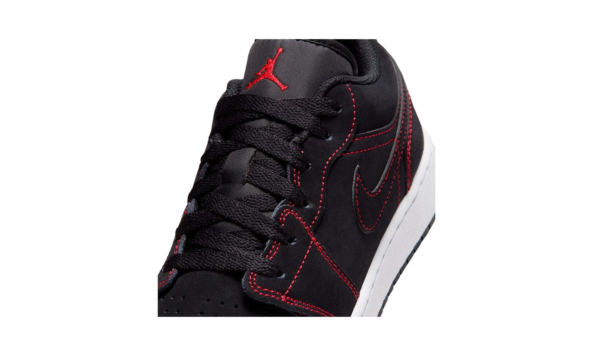 Air Jordan 1 Low Black/White/University Red