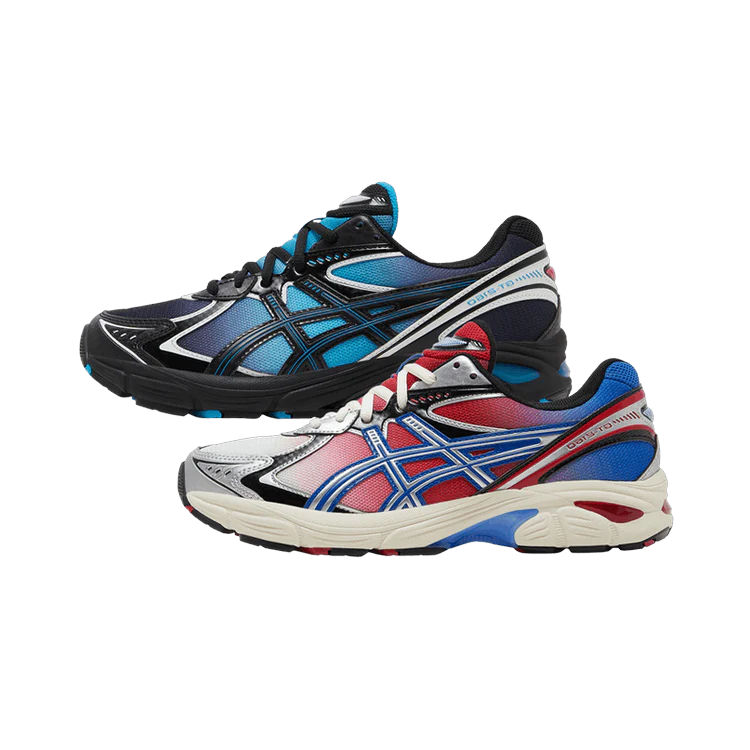 ASICS GT-2160 Kith Marvel Villains Spider-Man/Venom Battle Spectra Pack Opened Box (Comic Not Included), Red/Blue-Black-Cream; Black/Purple-Blue (1203A660-DBSPVN)