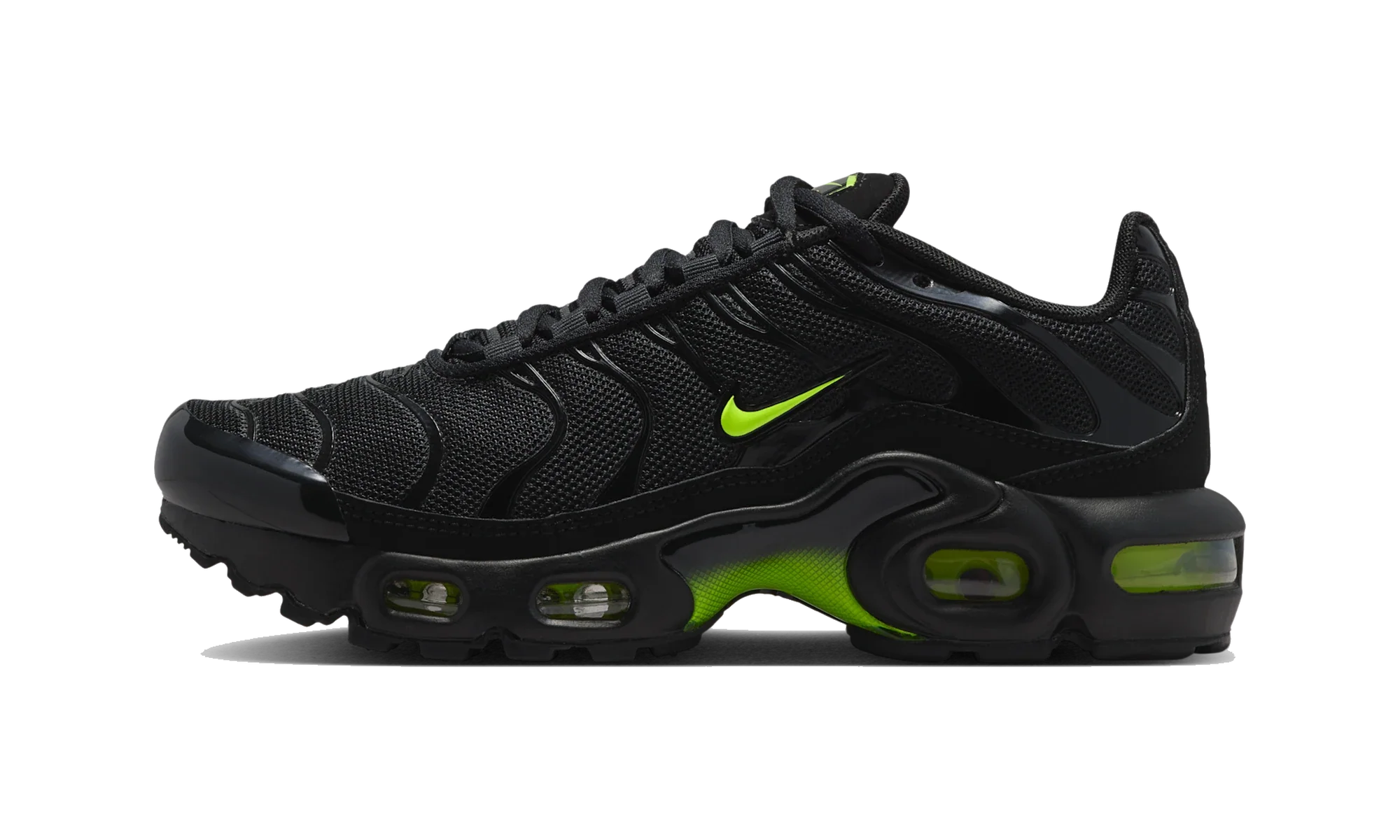 Nike Air Max Plus Black/Black/Volt Ice