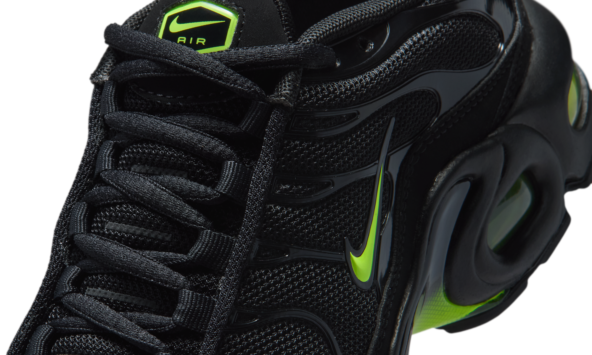 Nike Air Max Plus Black/Black/Volt Ice