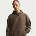 Nike Solo Swoosh Men's Pullover Hoodie Dark Hazel/White