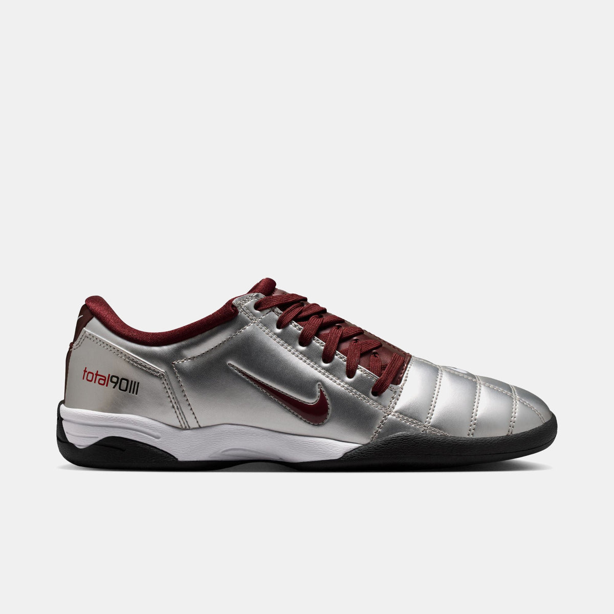 Nike Total90 Metallic Silver/Burgundy Crush/White