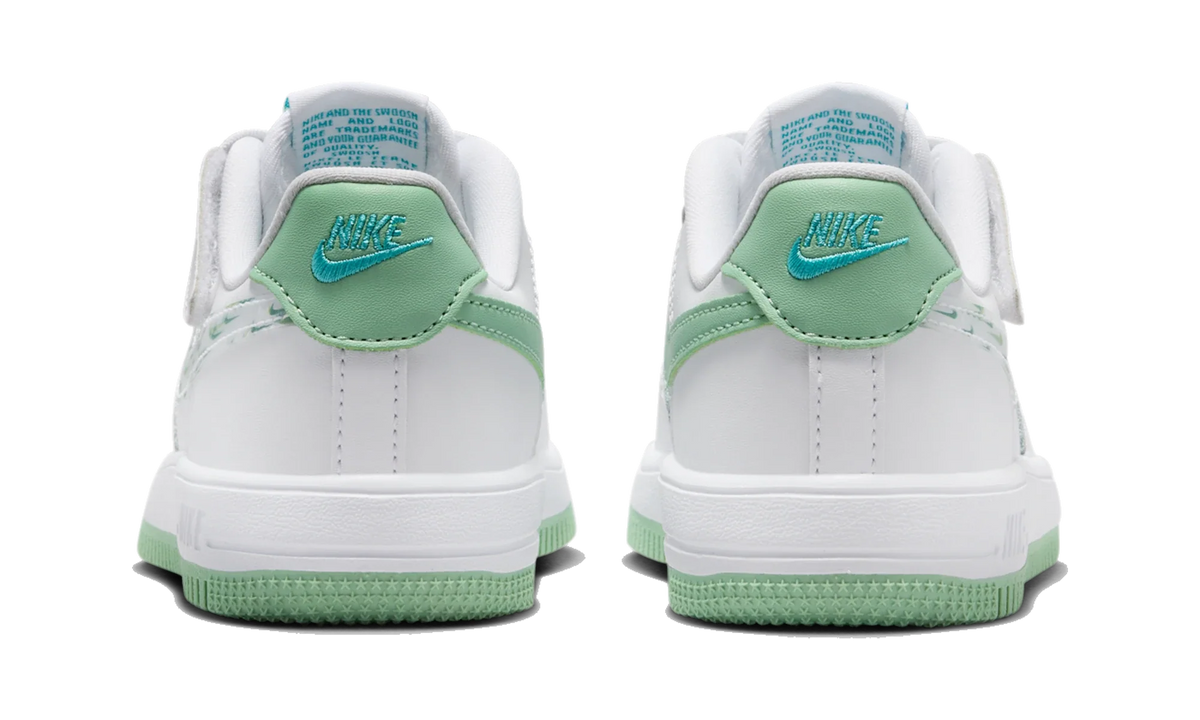 Nike Force 1 Low EasyOn White/White/Enamel Green/White