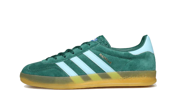 Adidas Gazelle Indoor Collegiate Green, Collegiate Green/Hazy Sky/Victory Gold (IG9979)