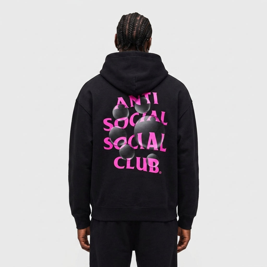 Anti Social Social Club Bubblegum Hoodie Black