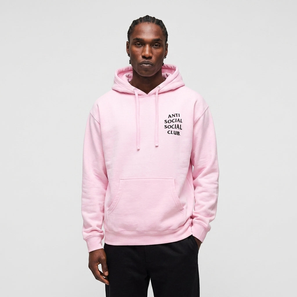 Anti Social Social Club Kkotch Hoodie Pink