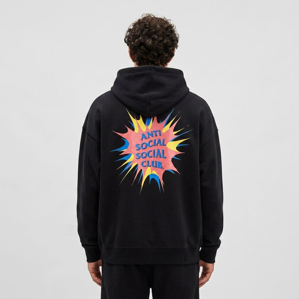 Anti Social Social Club Stunned Hoodie Black