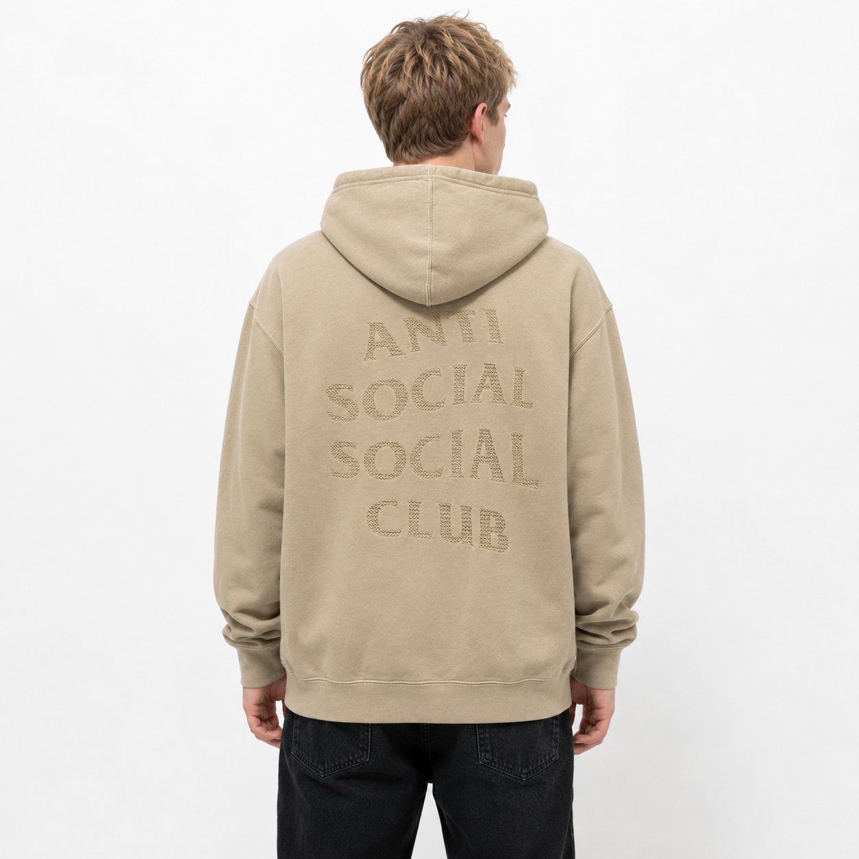 Anti Social Social Club Tone Deaf Hoodie Sand