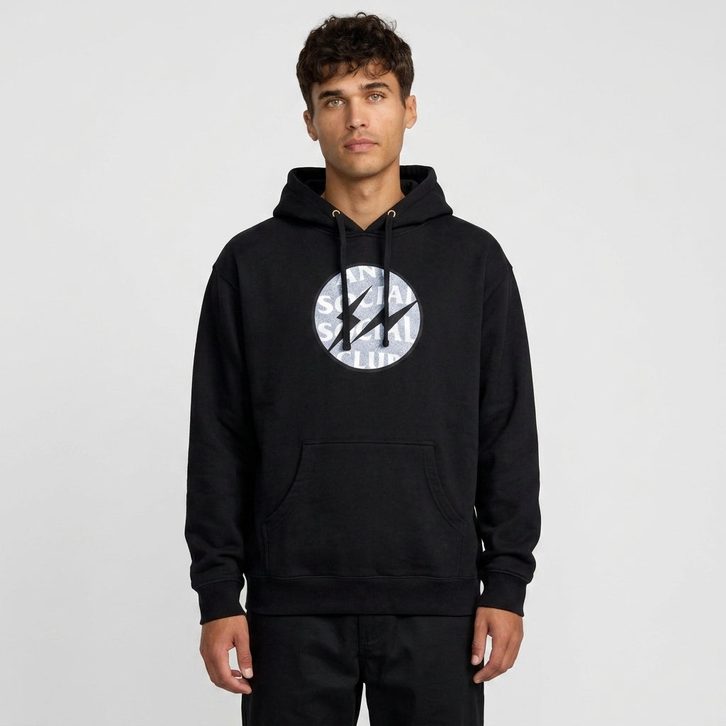 Anti Social Social Club x Fragment Called Interference Hoodie (FW22) Black