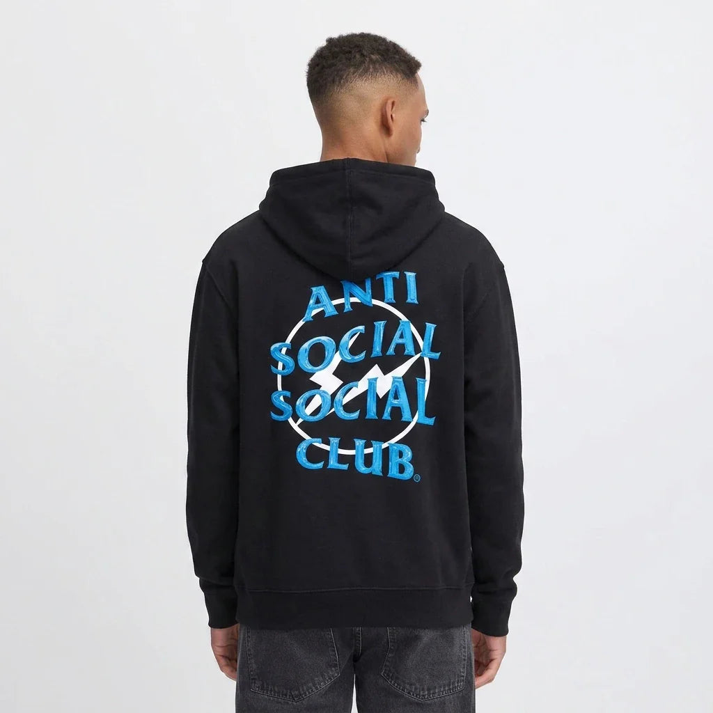 Anti Social Social Club x Fragment Precious Petals Hoodie (FW22) Black Blue