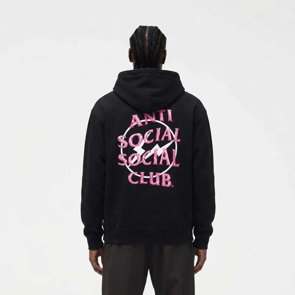 Anti Social Social Club x Fragment Precious Petals Hoodie (FW22) Black Pink