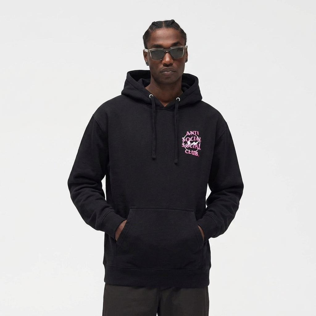 Anti Social Social Club x Fragment Precious Petals Hoodie (FW22) Black Pink