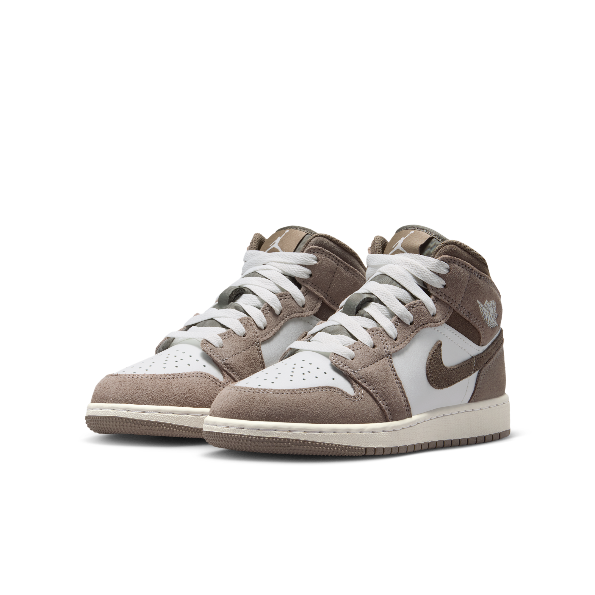 Air Jordan 1 Mid Enigma Stone/Summit White/Olive Grey