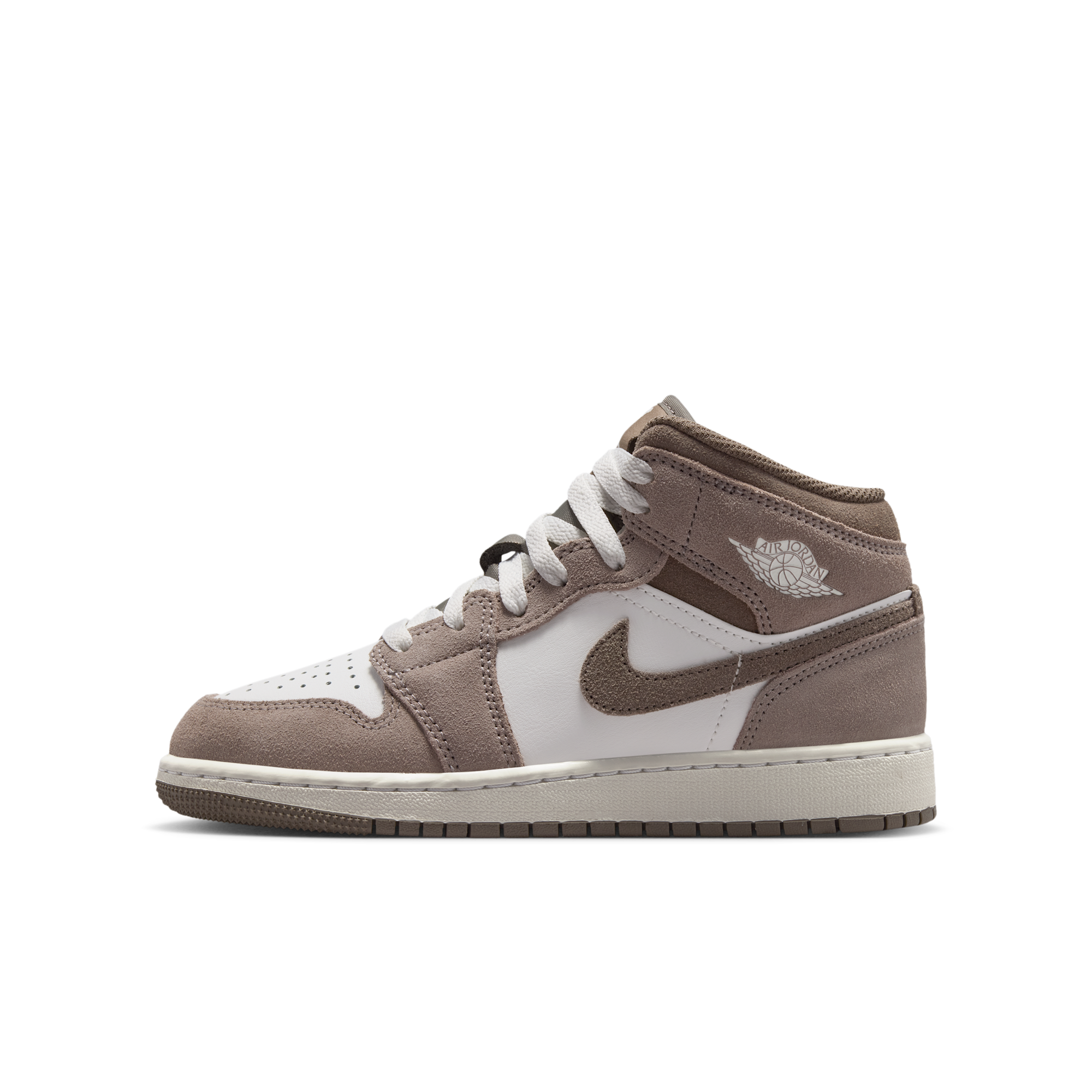 Air Jordan 1 Mid Enigma Stone/Summit White/Olive Grey