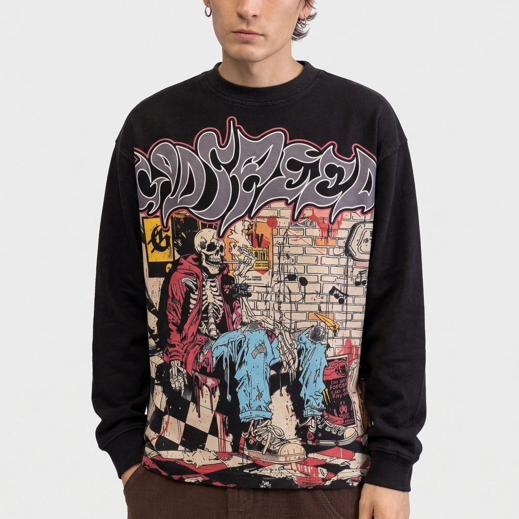 Godspeed Stoner L/S T-Shirt Black