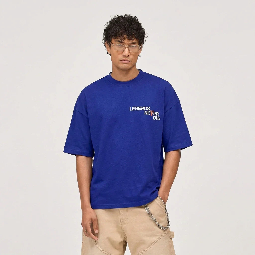 Juice Wrld x Vlone 999 T-Shirt Blue