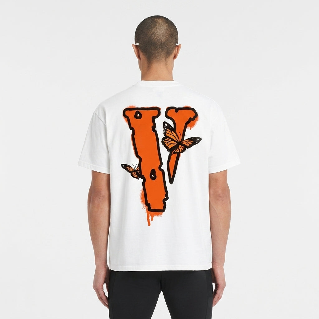 Juice Wrld x Vlone Butterfly T-Shirt White